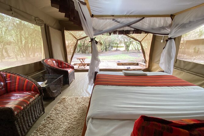 3 Days Masai Mara Tented Camp & Transport 4 x 4 Jeep - Day 2 full-day safari: breakfast at 6:00 and a Mara River picnic