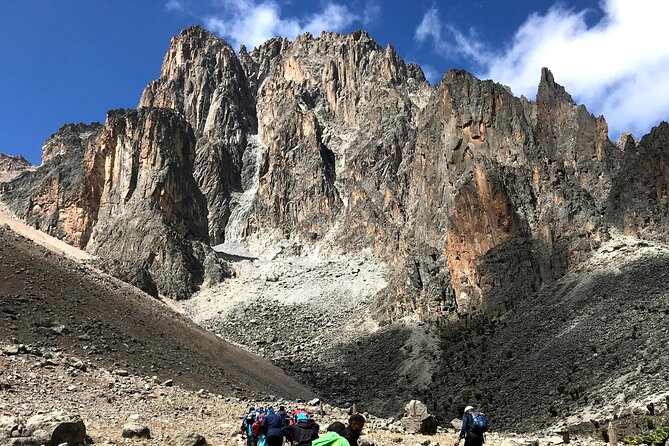 5 Days Mt. Kenya Sirimon route out Chogoria Route with Peak Circuit - Day 1: Nairobi to Sirimon Gate, then Old Moses Camp (3,300 m)