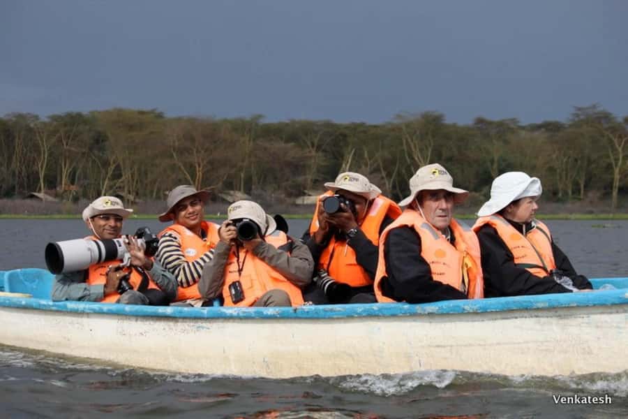 A day tour; Lake Nakuru national park& L. Naivasha Boat ride - Great Rift Valley views plus wildlife, but you trade time for variety