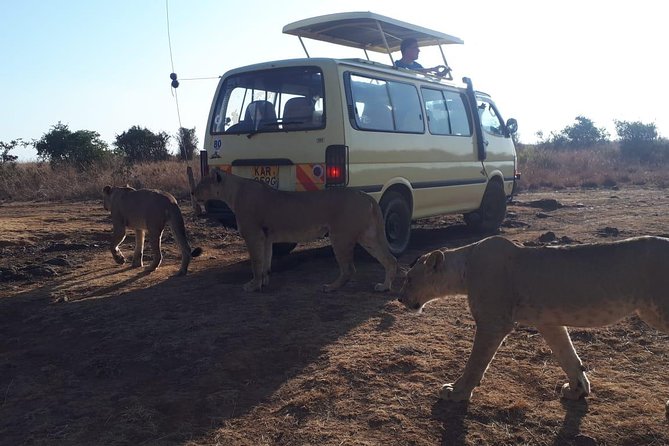 Airport Pick Up To Nairobi National Park / Drop Off - Entering the Park Gate and Paying the Fee by Credit Card