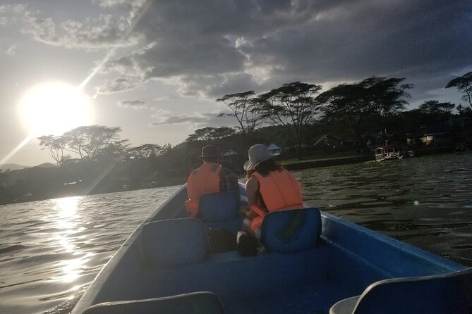 Bike Tour at Hell's Gate National Park, Boat Ride at L. Naivasha - Lake Naivasha boat ride: hippos, flamingoes, and Crescent Island views