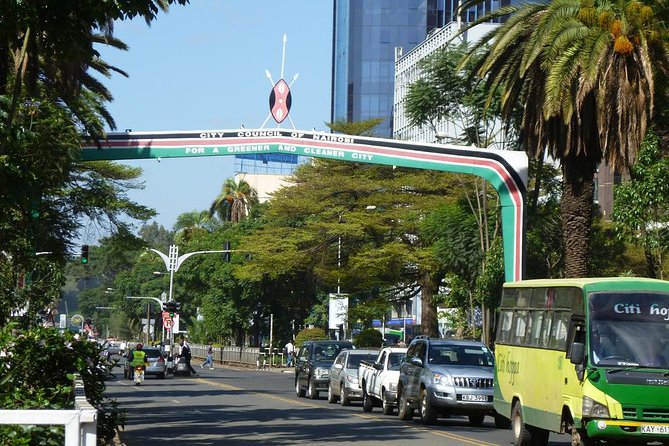 Day tour at the Nairobi city center - KICC rooftop views: Nairobi from above, with context