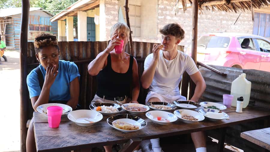 Diani: Market and Street Food Walking Tour - From Tsunami Garden Cafe to Ibiza Market, with a guide who talks