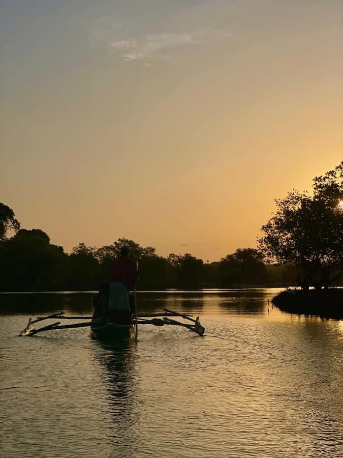 Diani: Sunset Canoe Tour along the River with Mangroves - Getting to Kongo Mosque, Then Into the Water
