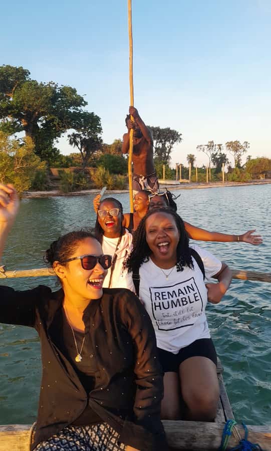 Diani: Sunset Cruise along Kongo River on Wooden Canoe boat - Tuk tuk pickup to Kongo Beach: smooth start, small moving parts