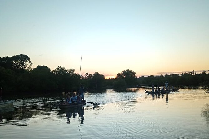 Kongo River Sunset Experience in Canoe - The sandy estuary and the waves that make it feel alive