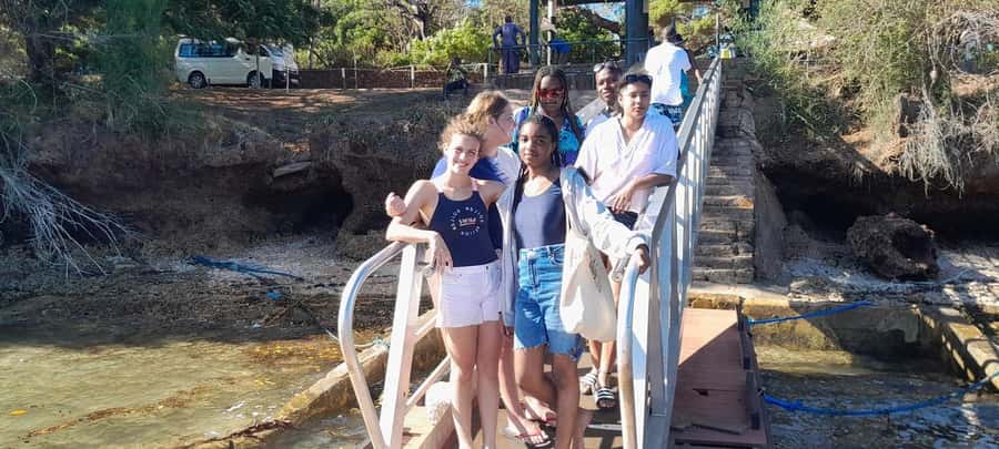 Mombasa: Snorkeling, Dolphin watching, seafood lunch. - KWS check-in and the boat ride out to Kisite Mpunguti