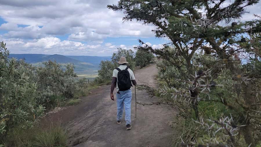 Mt Longonot National park Day Hike - What to Pack: Stiff First Kilometer Energy and Knee-Saving on the Way Down