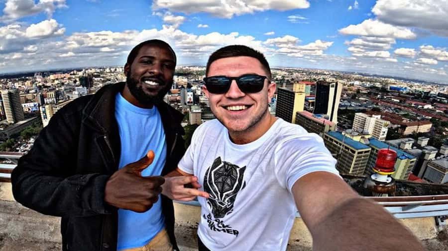 Nairobi Down Town & Walking City Tour - Kenyatta International Conference Centre tower views in 360