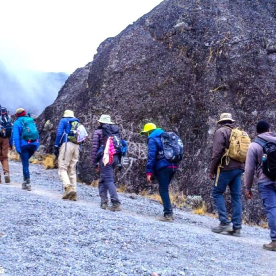 Nairobi: Mount Kenya Day Hike with Lunch - Old Moses Camp lunch spot, and the views toward Batian and Nelion