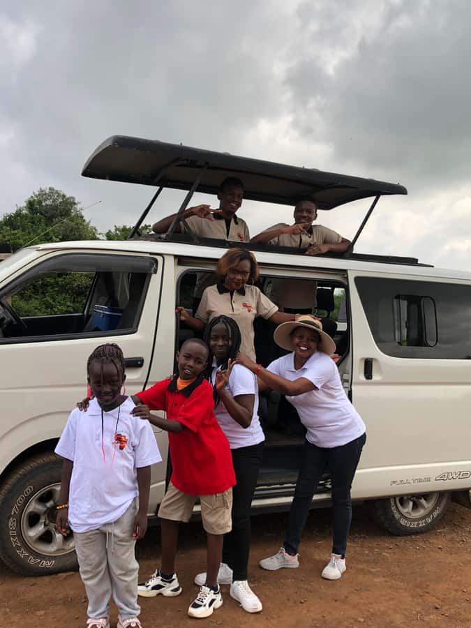 Nairobi; National Park, Elephant Sanctuary & Giraffe Center. - Early pickup and the fast start before sunrise