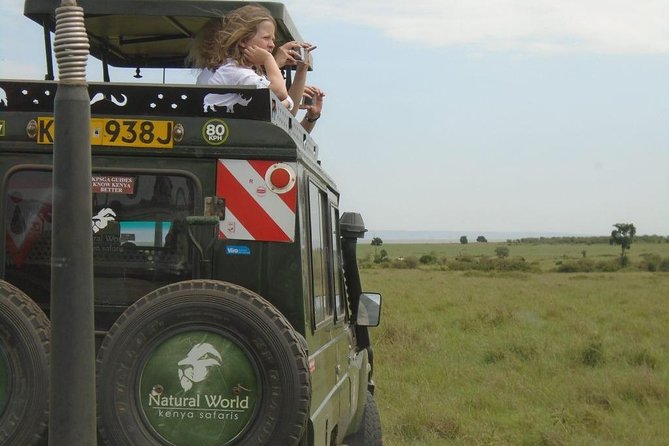 Samburu, Lake Nakuru & Masai Mara 6 Days Private 4x4 Jeep Safari - Maasai Mara full day: unlimited game viewing plus Mara River drama