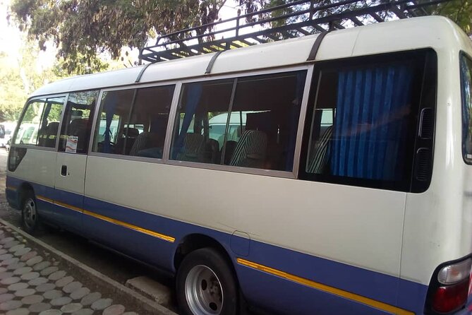 Shuttle Bus from Wilson and Jomo Kenyatta Airport Nairobi to Arusha and Moshi - The A/C Shuttle Ride, Water, Wet Towel, and Real Comfort Expectations