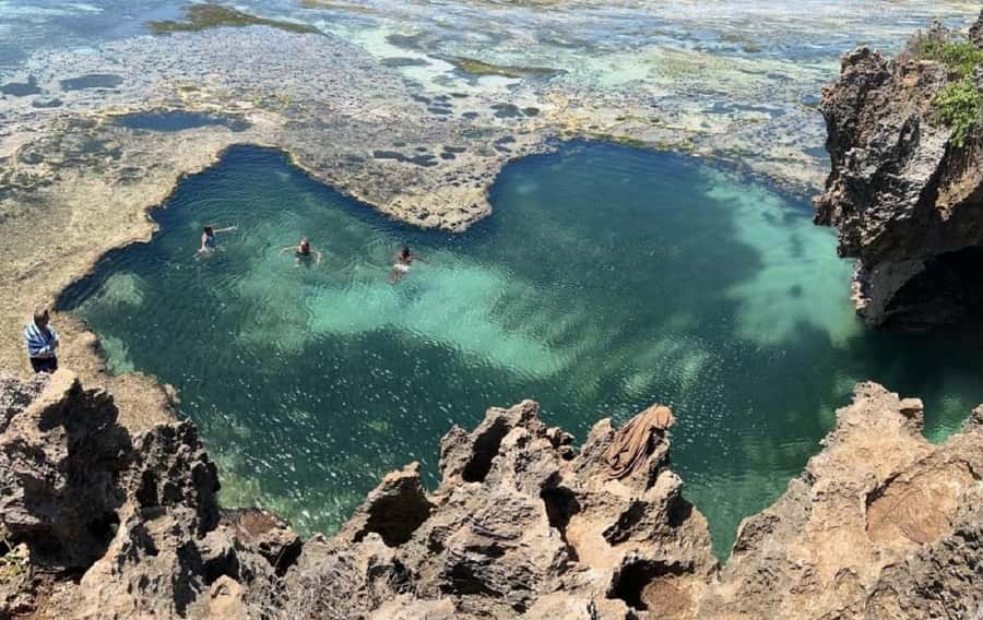Tiwi Beach: Guided Tour to the African Pool - The African Pool swim, clear water and a real sense of place