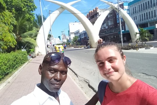 Walking Tour Through Old Town Mombasa and Fort Jesus - Moi Avenue elephant tusks: the quick photo stop with a real backstory