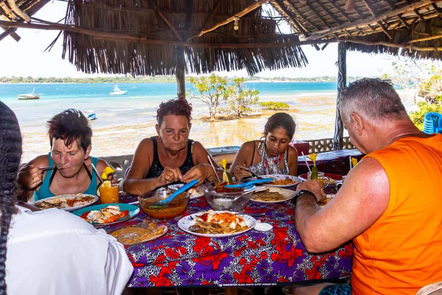 Wasini Island: Dolphin Spotting & Snorkel at Kisite Mpunguti - The 9-hour day plan, with real travel time to Mombasa coast
