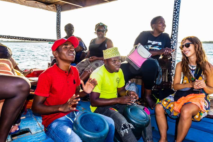 Wasini Island: Dolphin Spotting & Snorkel at Kisite Mpunguti - Mangrove boardwalk, coral gardens, and the Shimoni slave caves option